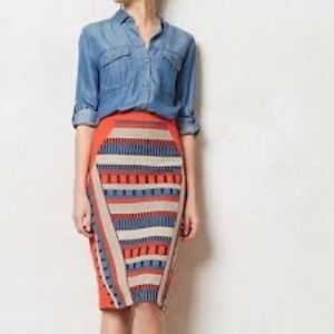 Small Flaws | ANTHRO | Eva Franco | Saidia Merida Pencil Skirt | 12